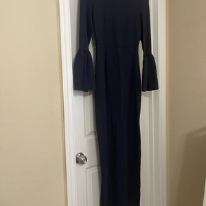 Modest Navy Blue Dress (Hijabi Dress/Gown)